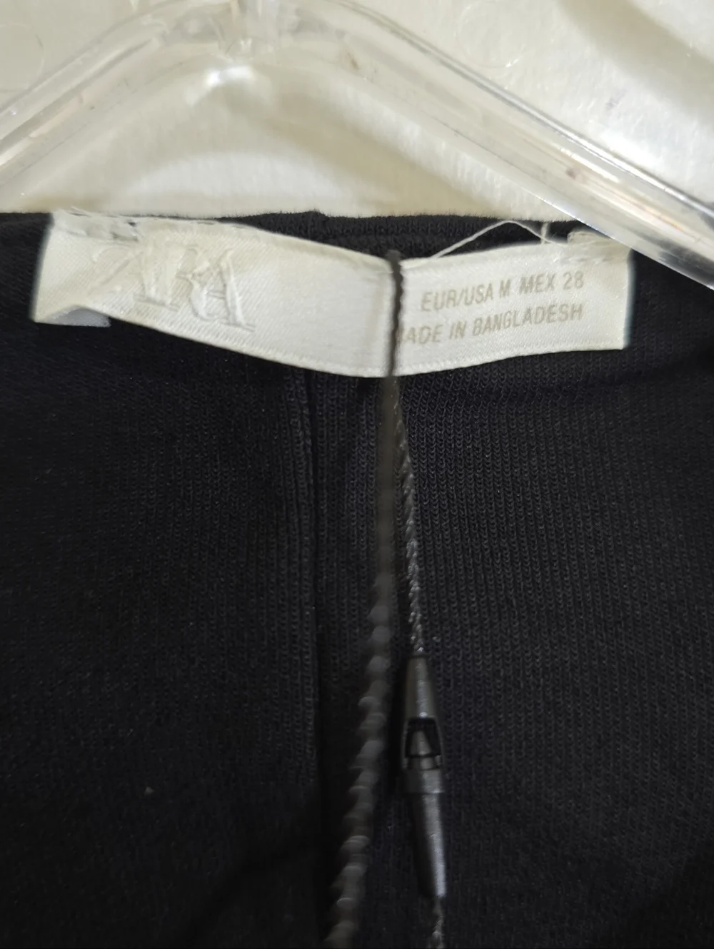 NWOT Zara 2-piece Black Interlock Knit Vest Flare Pull-on Pants Set Small Medium - Picture 11 of 13